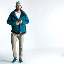 Tribord Blouson De Voile - Veste De Pluie Sailing 500 Homme Pétrole Jaune -Pêche Produit Magasin blouson de voile veste de pluie sailing 500 homme petrole jaune 3