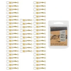 Émerillon Pêche Rolling Snap INOX BRASS SW X50 -Pêche Produit Magasin emerillon peche rolling snap inox brass sw x50 4
