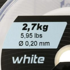 Fil Line Abrasion White 1000m Pêche En Mer -Pêche Produit Magasin fil line abrasion white 1000m peche en mer 2