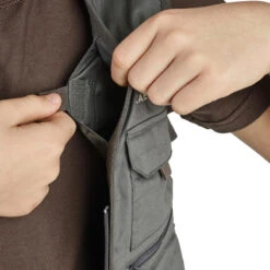 Gilet De Pêche Junior - FV 100 S Kaki -Pêche Produit Magasin gilet de peche junior fv 100 s kaki 4