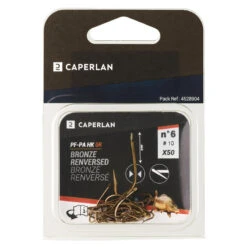 HAMEÇON SIMPLE BRONZE RENVERSE NON MONTE PA HK 0R X50 -Pêche Produit Magasin hamecon simple bronze renverse non monte pa hk 0r x50 2
