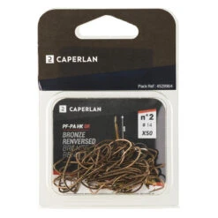 HAMEÇON SIMPLE BRONZE RENVERSE NON MONTE PA HK 0R X50 -Pêche Produit Magasin hamecon simple bronze renverse non monte pa hk 0r x50 6