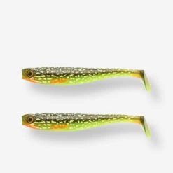 LEURRE SOUPLE BROCHET SHAD ROGEN 160 FIREPIKE X2