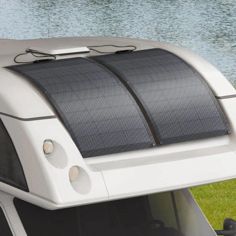 PANNEAU SOLAIRE FLEXIBLE 100W - RANDONNÉE CARAVANING CAMPING - ECOFLOW 6 PANNEAU SOLAIRE FLEXIBLE 100W - RANDONNÉE CARAVANING CAMPING - ECOFLOW – Image 4