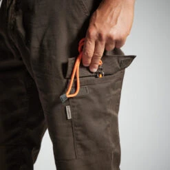 PANTALON CARGO RESISTANT STEPPE 300 MARRON -Pêche Produit Magasin pantalon cargo resistant steppe 300 marron 4
