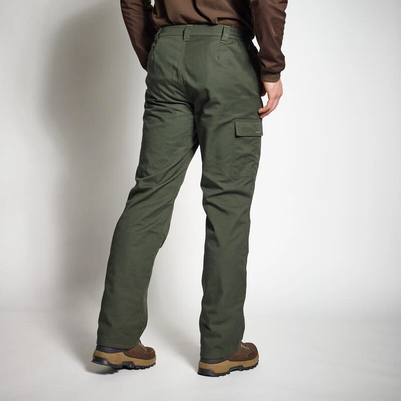 PANTALON CHASSE CHAUD VERT 100 5 PANTALON CHASSE CHAUD VERT 100 – Image 3