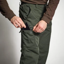 PANTALON CHASSE CHAUD VERT 100 16 PANTALON CHASSE CHAUD VERT 100 -Pêche Produit Magasin pantalon chasse chaud vert 100 6