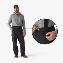 Pantalon De Pêche Imperméable Homme - FT 500 WPF Noir -Pêche Produit Magasin pantalon de peche impermeable homme ft 500 wpf noir 2