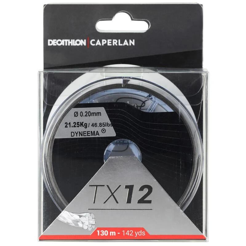 TRESSE DE PÊCHE AUX LEURRES TX12 GRISE 130 M 5 TRESSE DE PÊCHE AUX LEURRES TX12 GRISE 130 M – Image 3