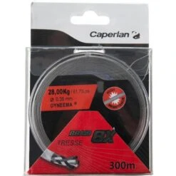 TRESSE PECHE AUX LEURRE TX8 GRISE 300M 35/100 -Pêche Produit Magasin tresse peche aux leurre tx8 grise 300m 35100 2