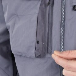 Veste De Pêche Imperméable 500 Grise -Pêche Produit Magasin veste de peche impermeable 500 grise 3